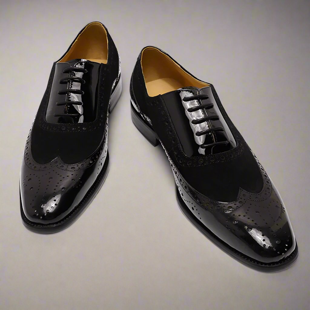 Black suede outlet oxford shoes